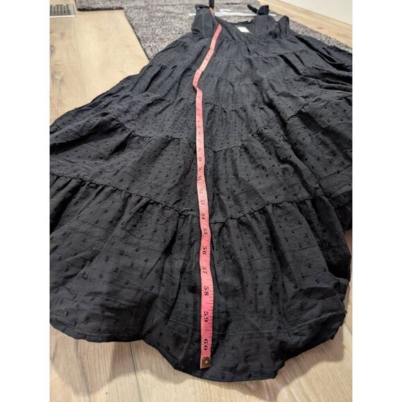 Sz M (18/1XL) City Chic Dress Dobby Love in Black - BNWT! - Picture 6 of 11